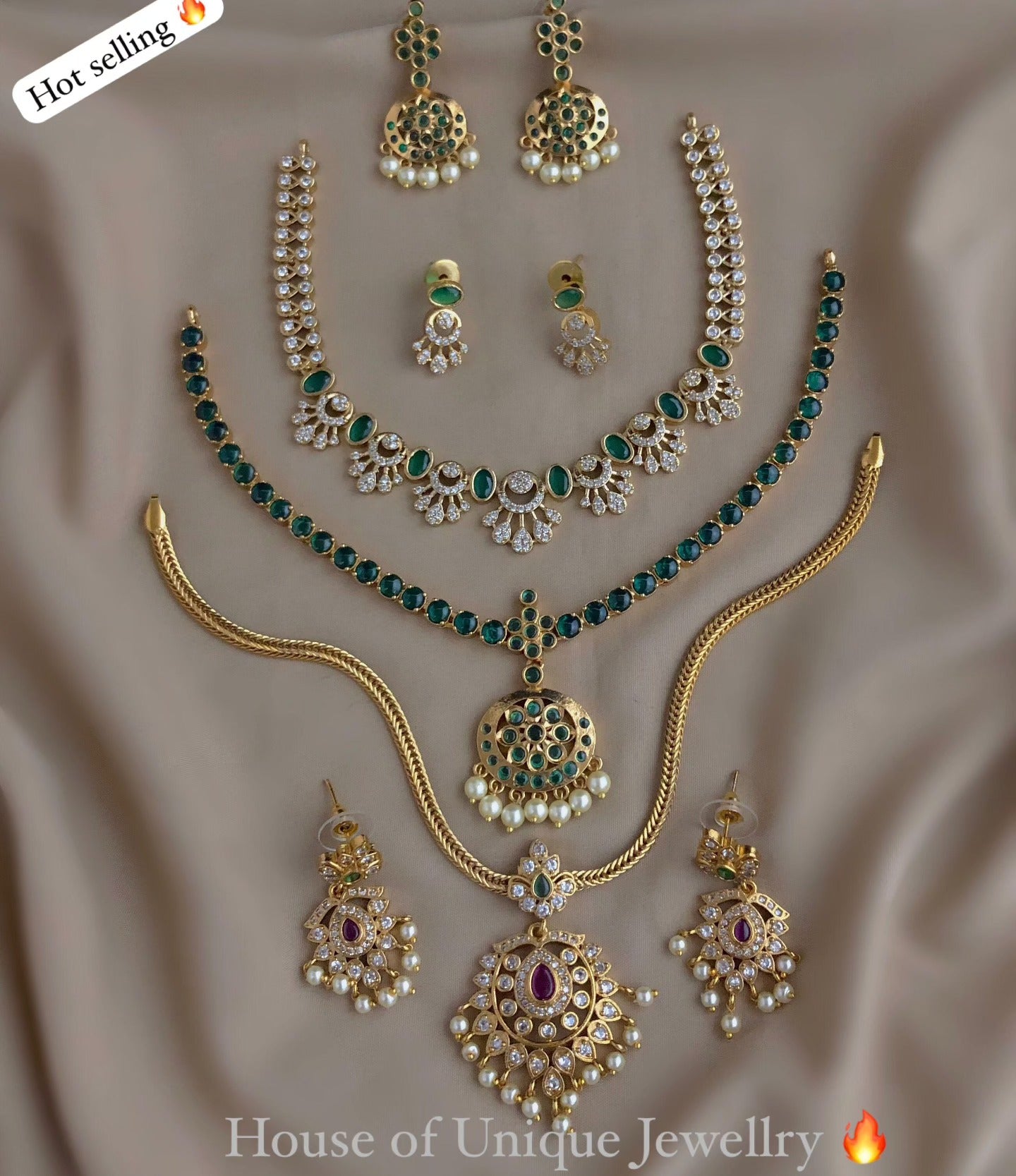 Maya Look Super AD Spark Jewellery Set