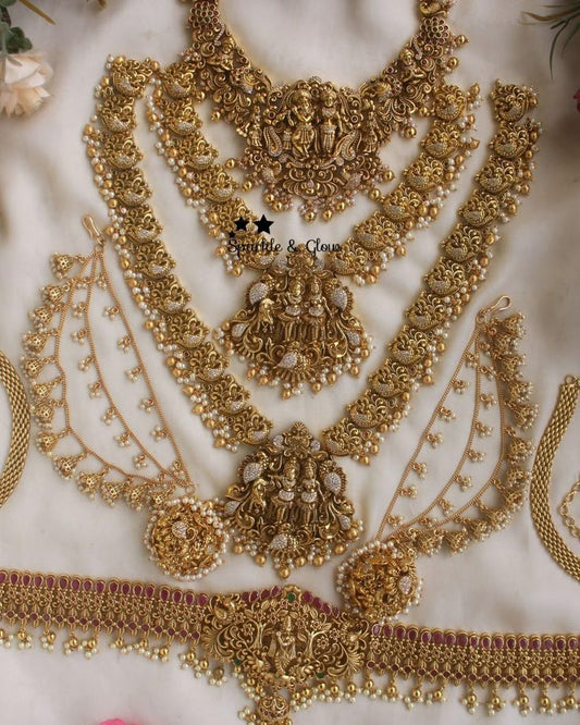 Tharini Durga Jewellery Combo Set