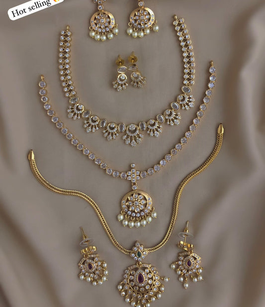 Mayara Super Diamond Sale Necklace combo Set
